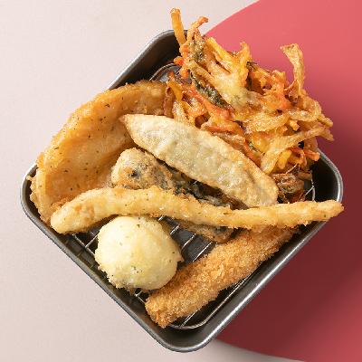 모둠튀김 메뉴